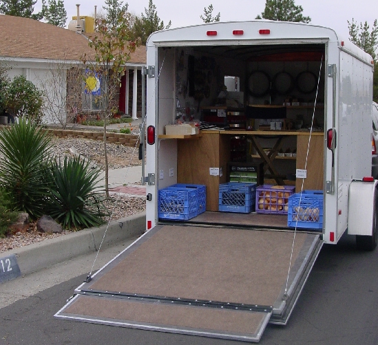 Back (Entrance ) of Trailer