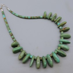 Green Tab Necklace by Laura Aguilar - Product Image
