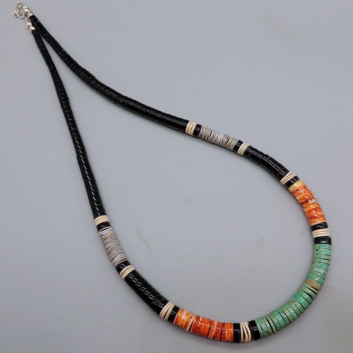 Large Multi Color Necklace by Deanna Tenorio (B)
