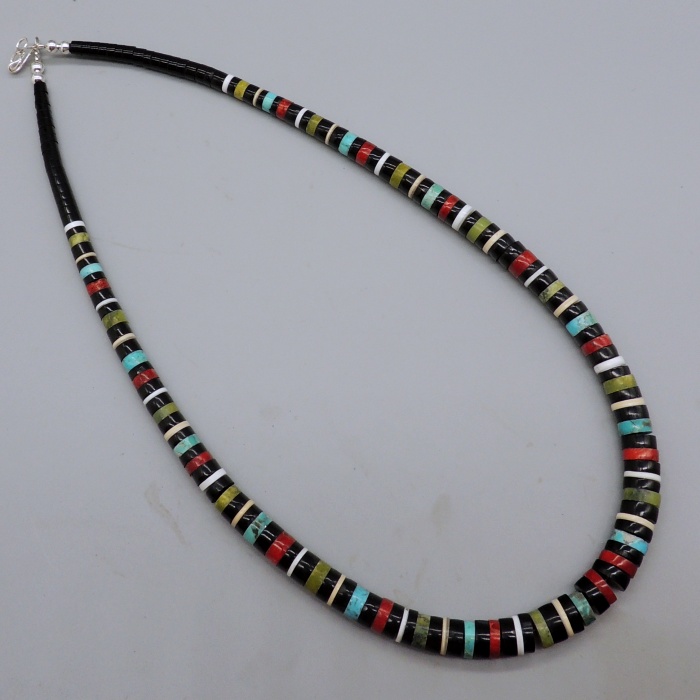 Multi Color Necklace by Dorene Calabaza (A) - Product Image