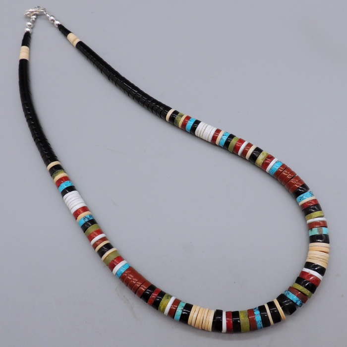 Multi Color Necklace by Dorene Calabaza (B) - Product Image