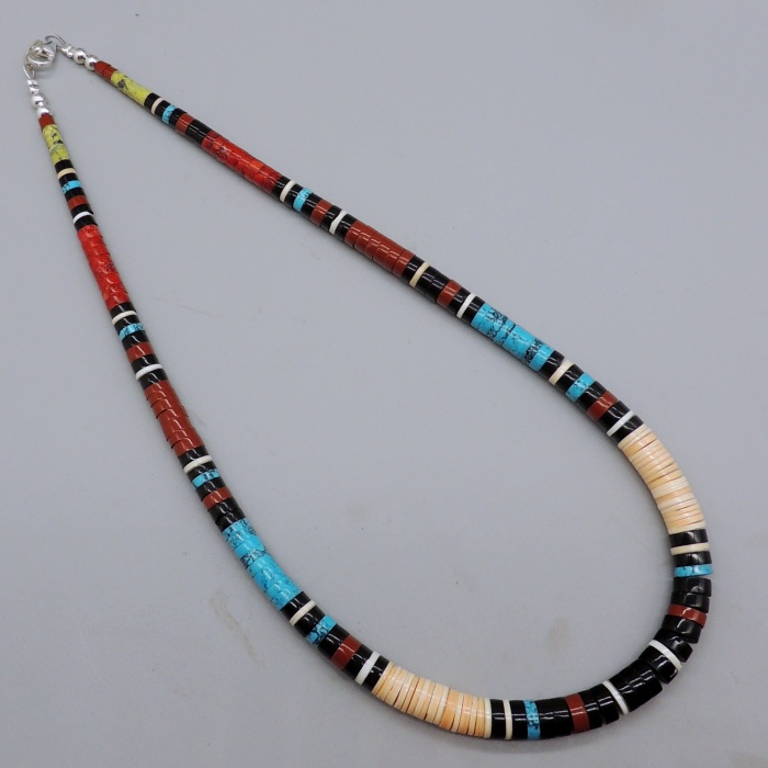 Multi Color Necklace by Dorene Calabaza (B) - Product Image