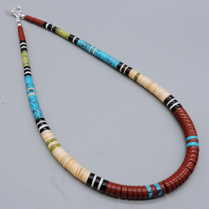 Multi Color Necklace by Dorene Calabaza (C)