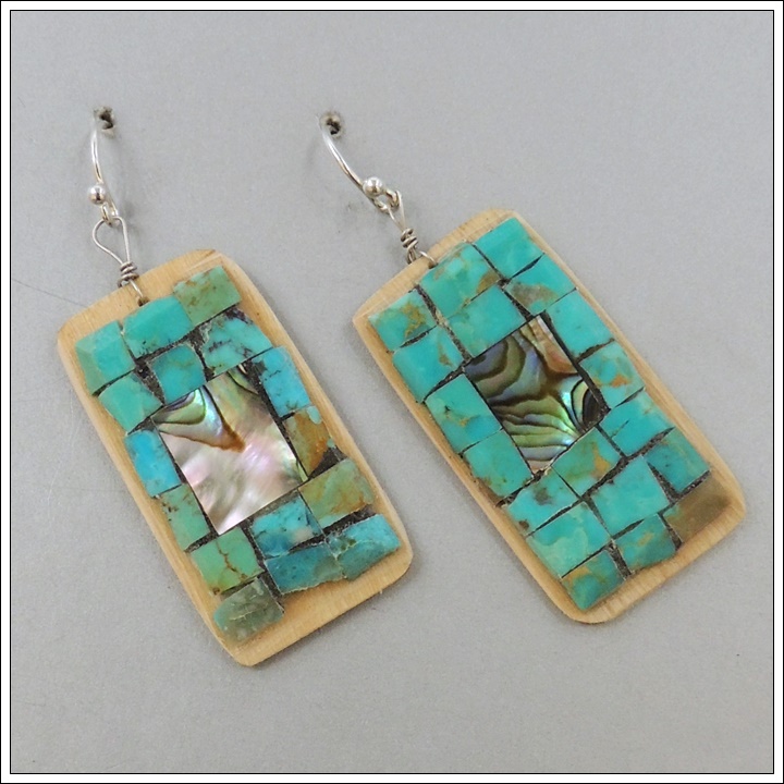 Turquoise Earrings by Warren Nieto - Product Image