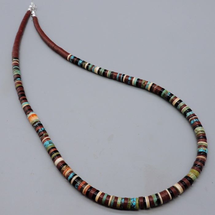 Large Multi Color Necklace by Chery Crespin - Product Image
