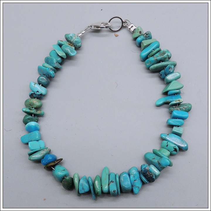Turquoise Nugget Bracelet  - Product Image