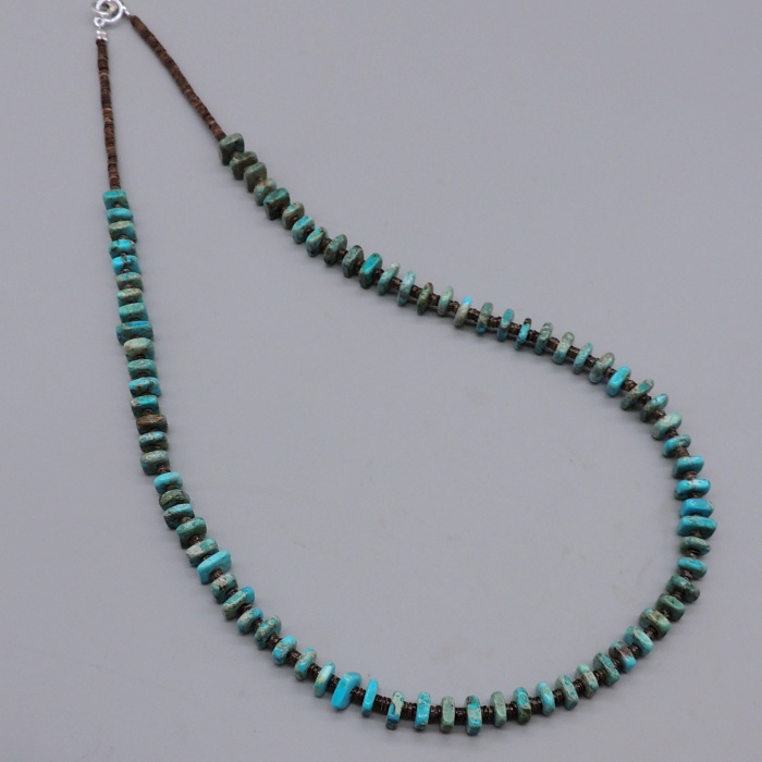 Turquoise Chicklet Choker by Marie Aguilar - Product Image