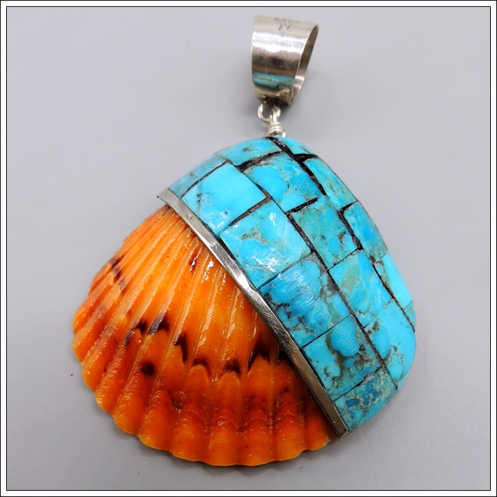 Half Inlaid Shell by Lupita Calabaza - Product Image