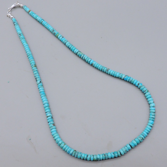 Small Beveled Turquoise Choker by Robert Tenorio - Product Image