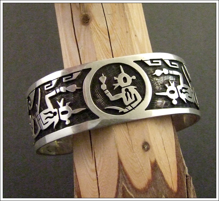 Overlay Kachina Bracelet by Lone Quamawyny - Product Image
