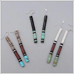 deanna stick earrings 2 small — historical jewelry photograph