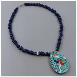 charlene $495 lapis small — historical jewelry photograph