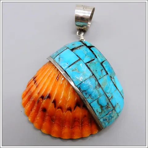 Half Inlaid Shell by Lupita Calabaza