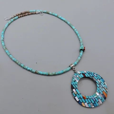 Large Round Pendant by Charlene Reano